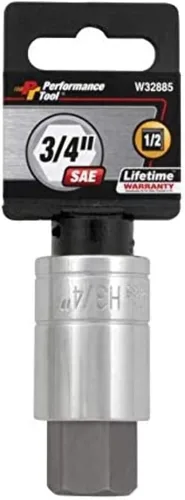 Vista 7 de Performance Tool W32881 1/2 Unidad Hexagonal de 1/2, Llave Hexagonal de 1/2