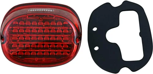 Vista 3 de Custom Dynamics Luz trasera LED de perfil bajo rojo - Sin ventana