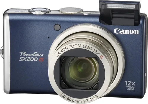 Vista 6 de Canon PowerShot SX200IS - Cámara digital de 12 MP con zoom estabilizado de imagen óptica de gran angular 12x y pantalla LCD de 3,0 pulgadas (Negro)