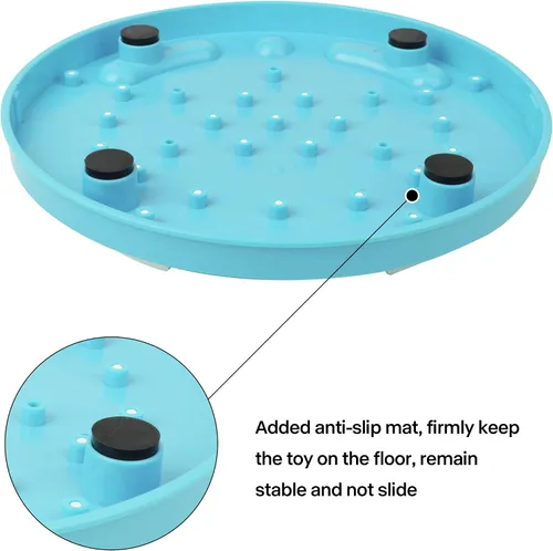 Vista 5 de Pet Prime Alimentador de rompecabezas para gatos, juguetes interactivos de enriquecimiento para gatos de interior, alimentador lento, rompecabezas