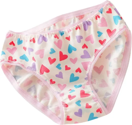 Vista 8 de Ropa interior de algodón transpirable para bebés y niñas, ropa interior suave surtida, paquete de 6