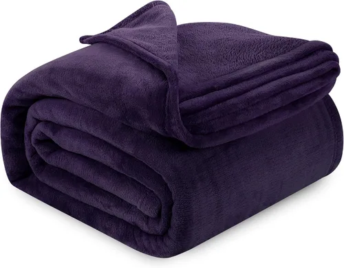 Vista 29 de Utopia Bedding Manta de forro polar negro, tamaño individual, ligera, mullida, suave, antiestática de microfibra (60 x 80 pulgadas)