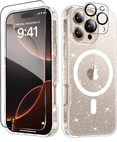 Vista 39 de MIODIK Compatible con Funda para iPhone Air, [Compatible con Magsafe] con Protector de Pantalla y Protección de Cámara Mejorada, Funda Protectora