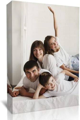 Vista 10 de TreeDeal Crea Arte de Pared Personalizado con Tu Foto en Lienzo - Impresiones de Lienzo Personalizadas para la Familia - Cuadros de Lienzo