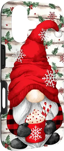 Vista 3 de Cute Christmas Gnome for Women with Hot Cocoa Mug for Xmas Case for iPhone 17