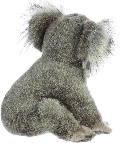 Vista 4 de Aurora® Adorable koala de peluche Miyoni®, detalle realista, compañía entrañable, gris, 9 pulgadas
