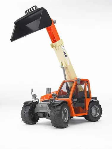 Vista 4 de Bruder 02140 JLG 2505 Manipulador telescópico con ajuste de ángulo, juguete de construcción