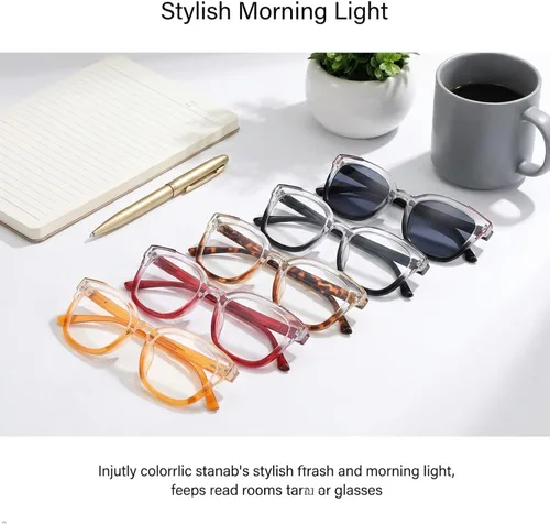 Vista 5 de Eyekepper Reading Glasses Women, Readers for Women, Stylish Cat Eye Design Paquete de 5 unidades.