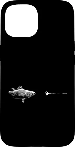 Vista 6 de Graphic Fly Fishing Hook Line - Fish Striped Bass Case for iPhone 16
