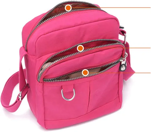 Vista 5 de KARRESLY Bolso casual de nailon para mujer, bolso cruzado impermeable