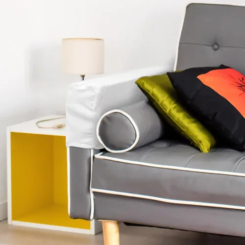 Vista 4 de 2 fundas antideslizantes para reposabrazos de sofá, funda elástica para sofá, sillón reclinable, protector de muebles