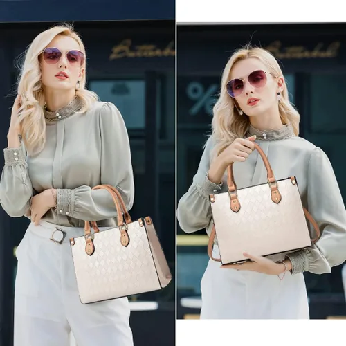 Vista 2 de Monederos y bolsos para mujer con asa superior, bolso de mano para mujer, bolso de hombro