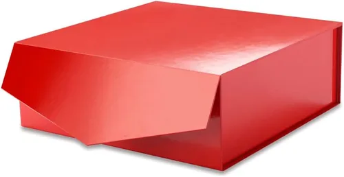Vista 14 de Caja de regalo negra con tapa magnética para regalo Negro-9