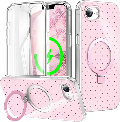 Vista 119 de Funda para iPhone 16 con protector de pantalla-Lotus A25