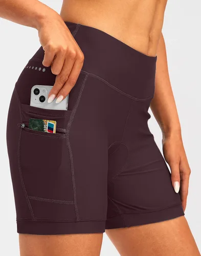 Vista 2 de Pantalones cortos de ciclismo acolchados 4D para mujer, 57 pulgadas, ropa interior de ciclismo, ciclismo de carretera, pantalones cortos para mujer