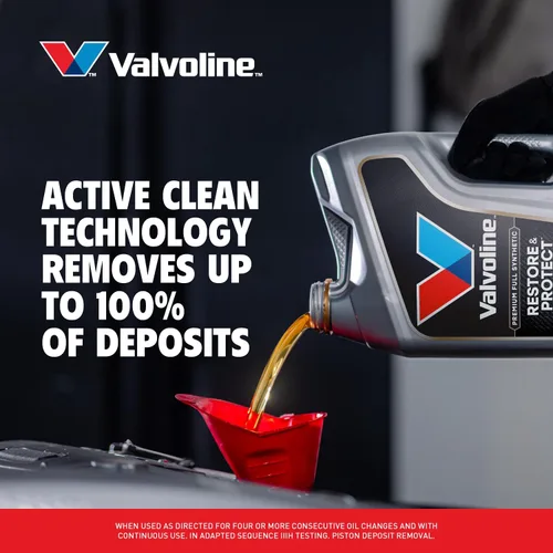 Vista 7 de Valvoline Restore & Protect Aceite de motor sintético 5W-30 de 5 cuartos de galón, caja de 3