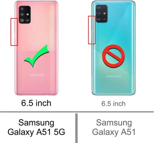 Vista 2 de Osophter Para Samsung Galaxy A51 5G Caso Absorción De Golpes Flexible TPU Caucho Protector De Teléfono Celular Cubierta Para Samsung Galaxy A51 5G