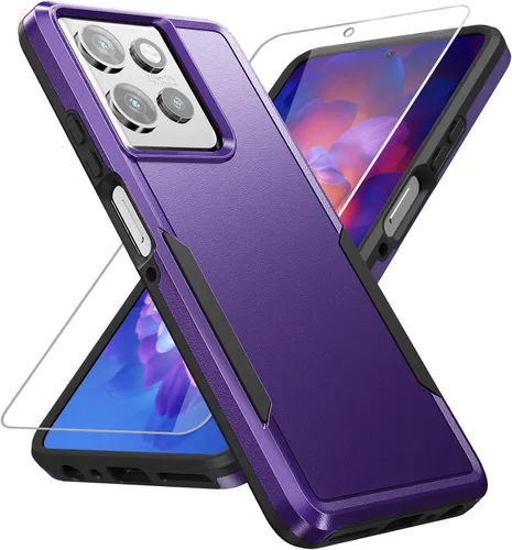 Vista 27 de Funda para Moto G Stylus 5G 2022, con Protector de Pantalla, [Probada contra Caídas de Grado Militar] Funda Protectora de Servicio Pesado Resistente