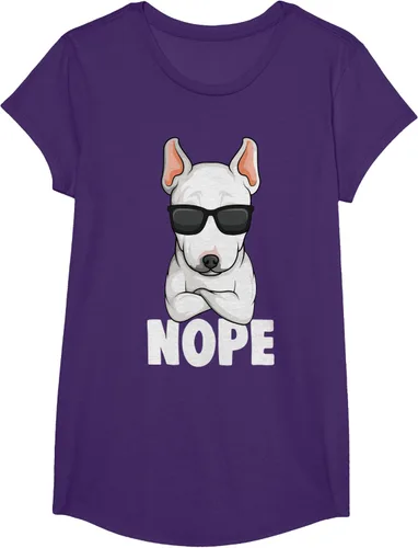 Vista 63 de Camiseta de perro Bull Terrier para niños y mujeres, Negro