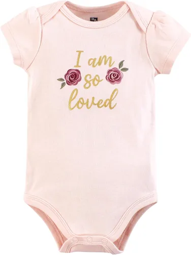 Vista 512 de Hudson Baby baby-girls Cotton Bodysuits 3-pack