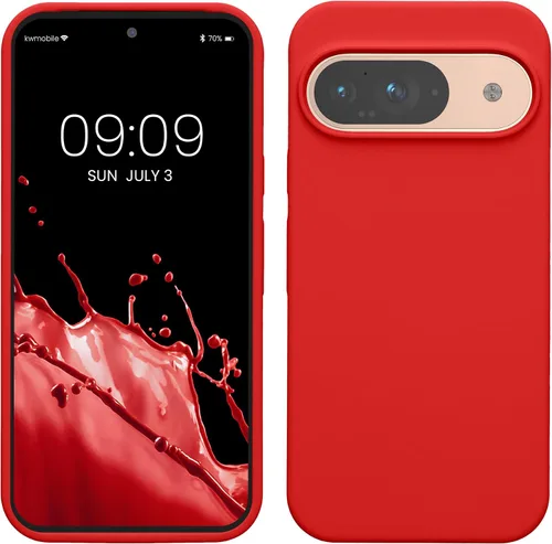 Vista 315 de kwmobile Funda Compatible con Google Pixel 6 Pro - Funda de Teléfono de Silicona TPU con Acabado Suave - Azul Caribe