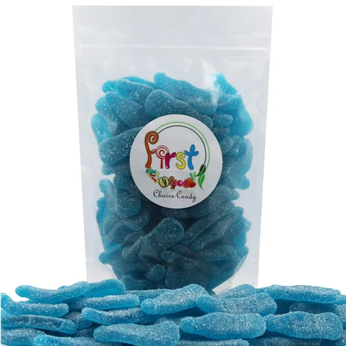 Vista 2 de FirstChoiceCandy Botellas de cola de gomitas (frambuesa azul agria, 2 libras (paquete de 1))
