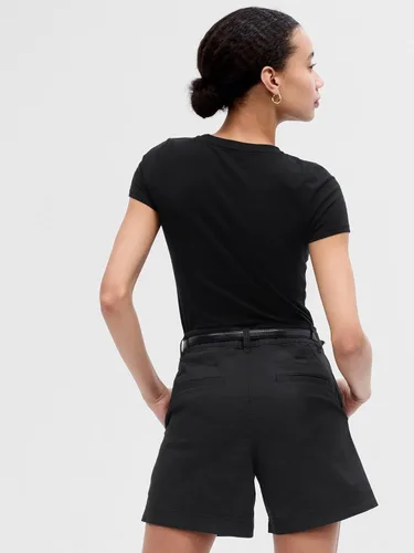 Vista 2 de GAP Pantalones cortos caqui de 5" para mujer