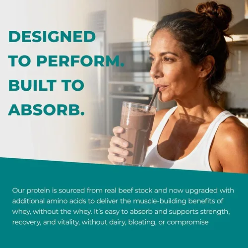 Vista 6 de Batido todo en uno inspirado en el paleo de chocolate – Reignite Wellness by JJ Virgin – Proteína en polvo de caldo de hueso – Batido de proteína