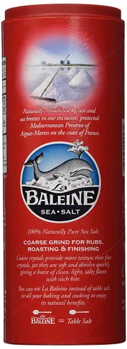 Vista 3 de La Baleine Sal marina gruesa (paquete de 2, total de 53 onzas)