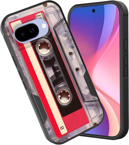 Vista 128 de Funda para Pixel 6A, funda híbrida de doble capa resistente a prueba de golpes de policarbonato duro de silicona suave TPU para Google Pixel 6A