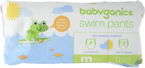 Vista 2 de Babyganics Pañales de natación desechables que cambian de color, grande
