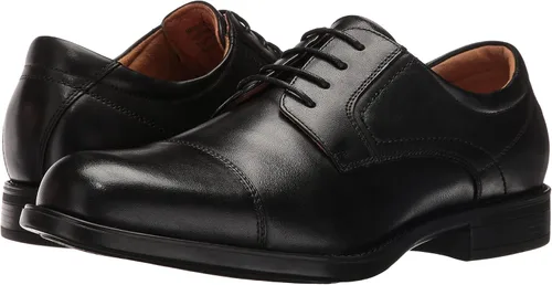 Vista 2 de Florsheim Medfield Gorra Oxford para hombre Negro