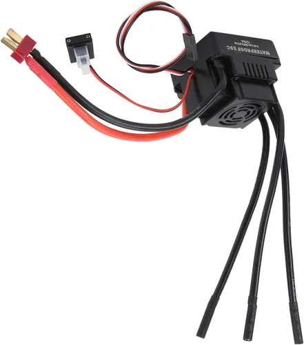 Vista 3 de Fydun 120A RC Bl Waterproof Electronic Speed Controller ESC for 18 110 RC Car Model Ornntss