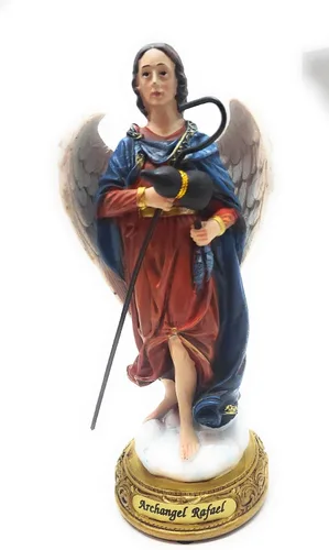 Vista 6 de Juego de estatuas de arcángel – Juego de 7, 8 pulgadas – El juego incluye las 7, San Miguel, San Rafael, San Gabriel, San Uriel, San Jofiel, San