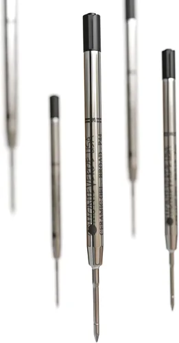 Vista 6 de Monteverde USA - Recargas de gel cerámico sin tapa para bolígrafos Parker, punta ancha, tinta negra, paquete de 2 – Solución de escritura confiable
