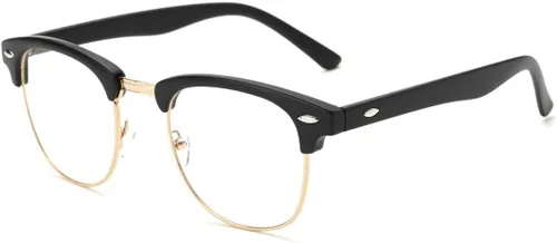 Vista 9 de Pro Acme Gafas de bloqueo de luz azul Semi Rimless Frame Filter Blue Ray Gafas de computadora