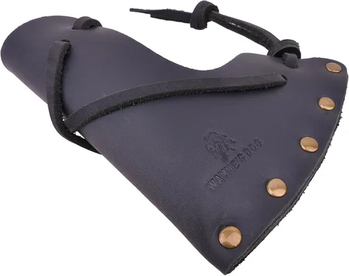 Vista 11 de Funda de cuero para hacha, cubierta de hacha de camping con cubierta segura para cabeza de hacha