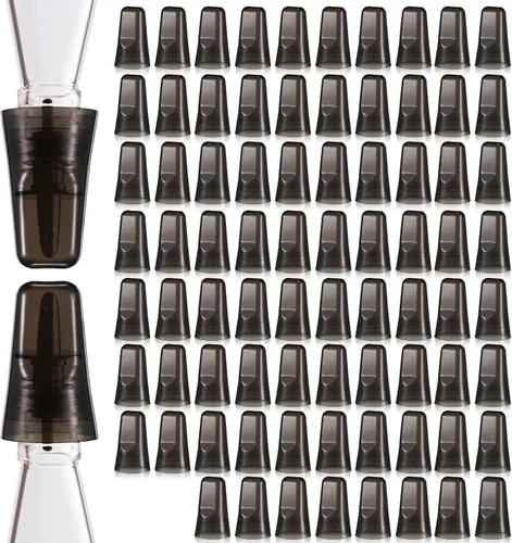 Vista 10 de Chengu 24 fundas para botellas de licor, cubiertas de boquilla para botellas, dispensador universal de vertido, tapas de boquilla de goma