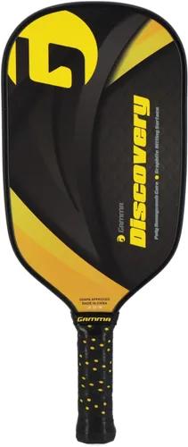 Vista 9 de GAMMA Paletas de pickleball, serie Venture, aprobadas por USAPA, superficie compuesta de grafito, agarre de nido de abeja, conquistador