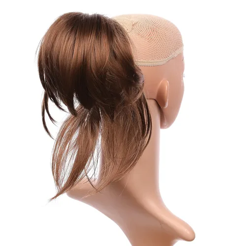 Vista 14 de Extensión de cabello ajustable, cola de caballo desarreglada, 12 pulgadas con pinzas, de Onedor, 10#