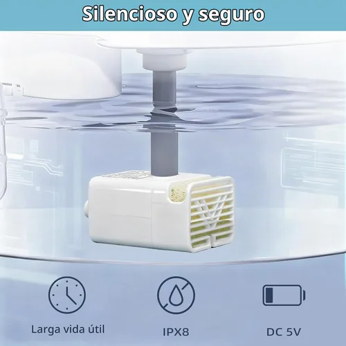Vista 5 de JY-830 Bomba de agua sumergible universal para fuentes de mascotas (apagado automático cuando no hay agua)