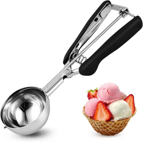 Vista 16 de Juego de Cuchara de Galletas 1 Cucharada, Tamaño #60 Cuchara de Masa de Galletas para Hornear, Cuchara de Helado de 15 ml/0.5 oz, Cuchara