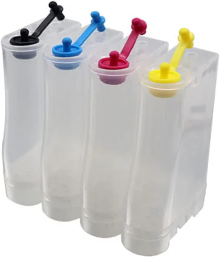 Vista 3 de Sistema de suministro de tinta continua de 4 colores Kit de tubería de botella externa para impresora de inyección de tinta Canon Suministro