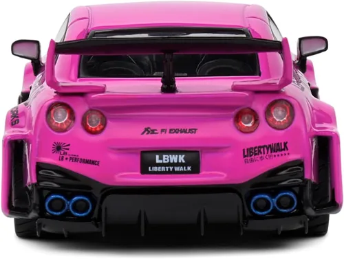 Vista 4 de Solido Escala 1:43 Diecast Nissan GTR35 LBWK Silhouette Purple 2019 Modelo S4311210