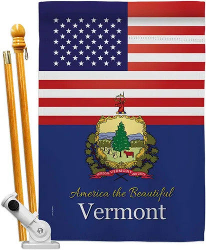 Vista 7 de US Vermont Garden House - Juego de banderas de Estados Unidos, Estados Unidos, Territorios Americanos, República, país, área particular, pequeña