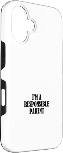 Vista 3 de iPhone 16 I'm a responsible parent Case