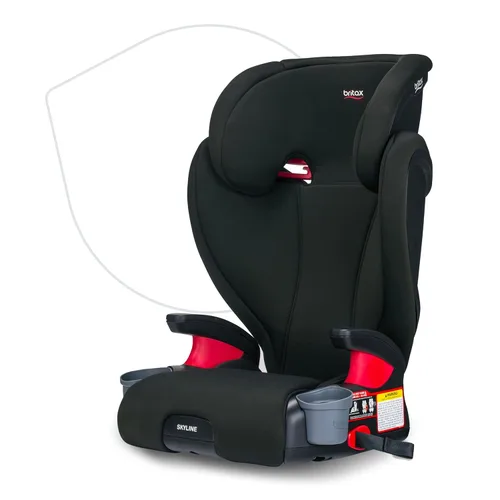 Vista 12 de Britax Highpoint - Asiento elevador de posicionamiento con cinturón y sin espaldar, SafeWash, gris ombré
