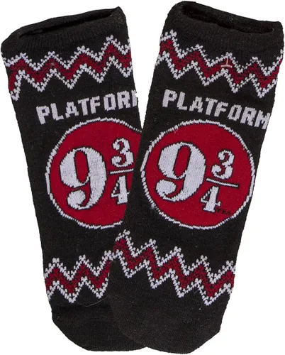 Vista 2 de Harry Potter Hedwig Holiday Theme - Calcetines de tobillo de corte bajo, unisex, paquete de 5