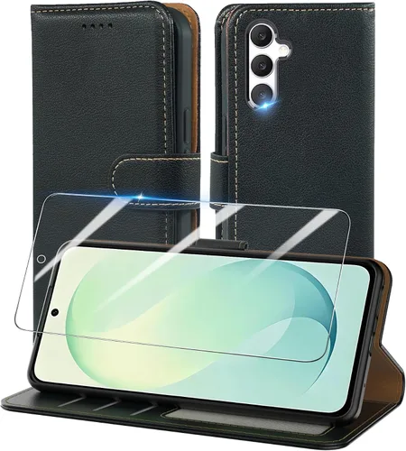 Vista 24 de Funda tipo cartera para Motorola Moto G Power 2026/2025, con bloqueo RFID, de piel sintética, para Moto G Power 2026, cierre magnético, tarjetero
