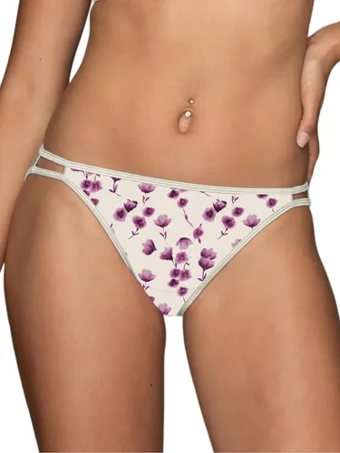 Vista 80 de Vanity Fair Bragas de bikini con tira para mujer, Illumination, con elástico sedoso y ribete de satén Paquete de 3 Negro (Midnight Black)